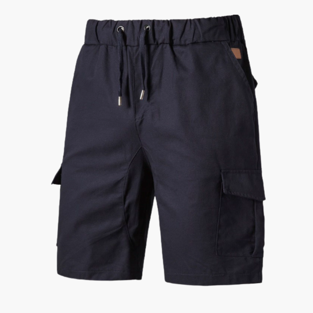 Homme bermuda cargo décontracté avec cordon pour week-end