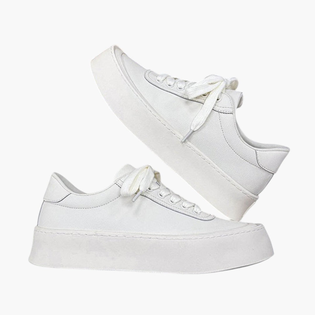 Hommes Baskets avec Tige en Cuir et Fermeture Lacets
