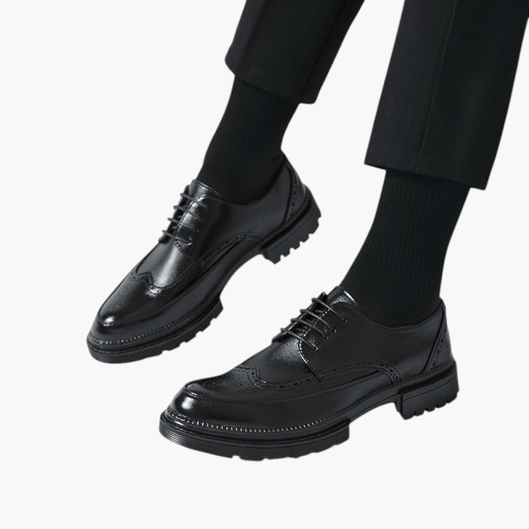 Hommes Chaussures Brogue avec Dessus PU et Semelle Caoutchouc
