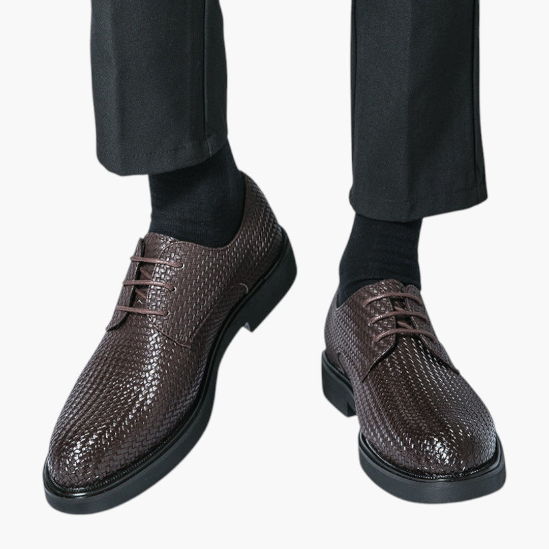 Hommes Mocassins Plateforme a Dessus PU et Semelle Caoutchouc