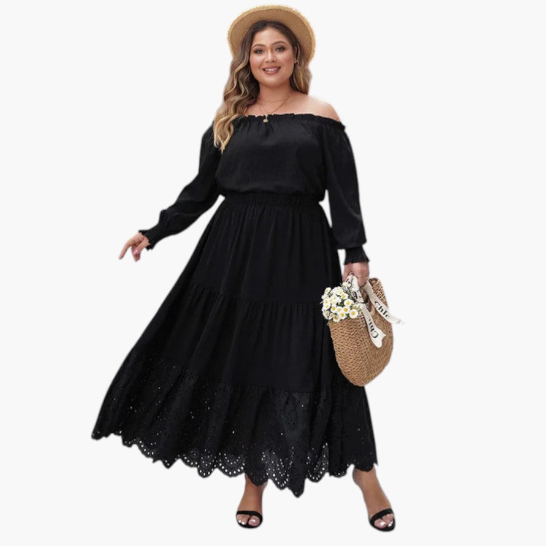 Jupe Grande Taille Femme avec Taille Élastique