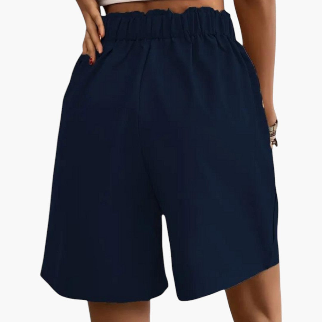 High-waisted skirt for women with pockets
