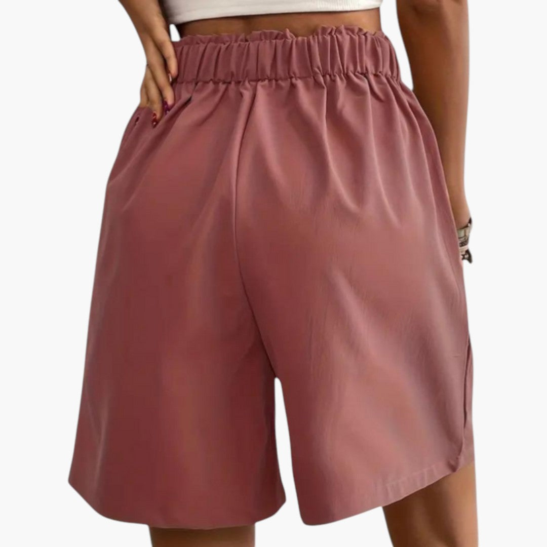 High-waisted skirt for women with pockets