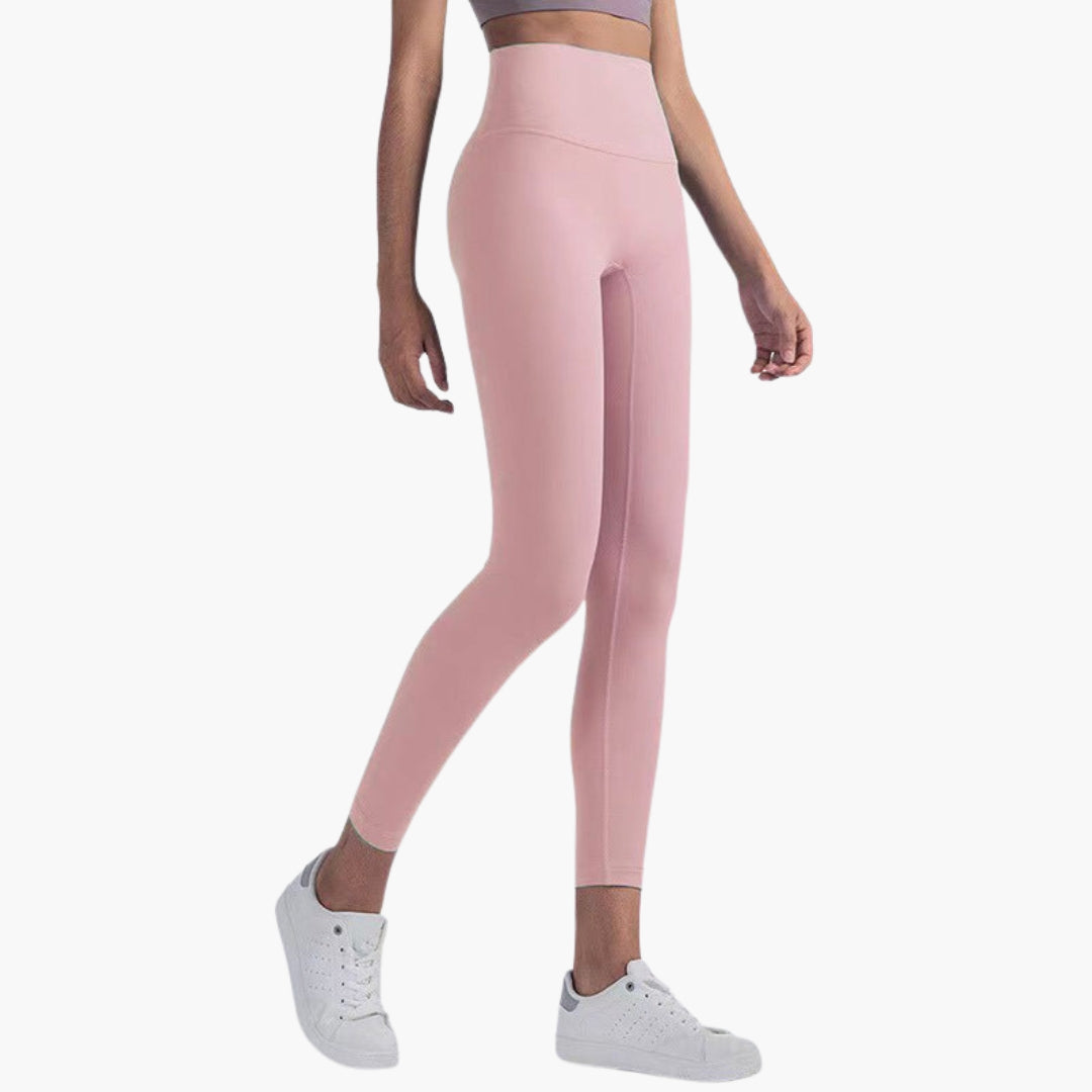 Legging de sport femme taille haute avec jambes longues