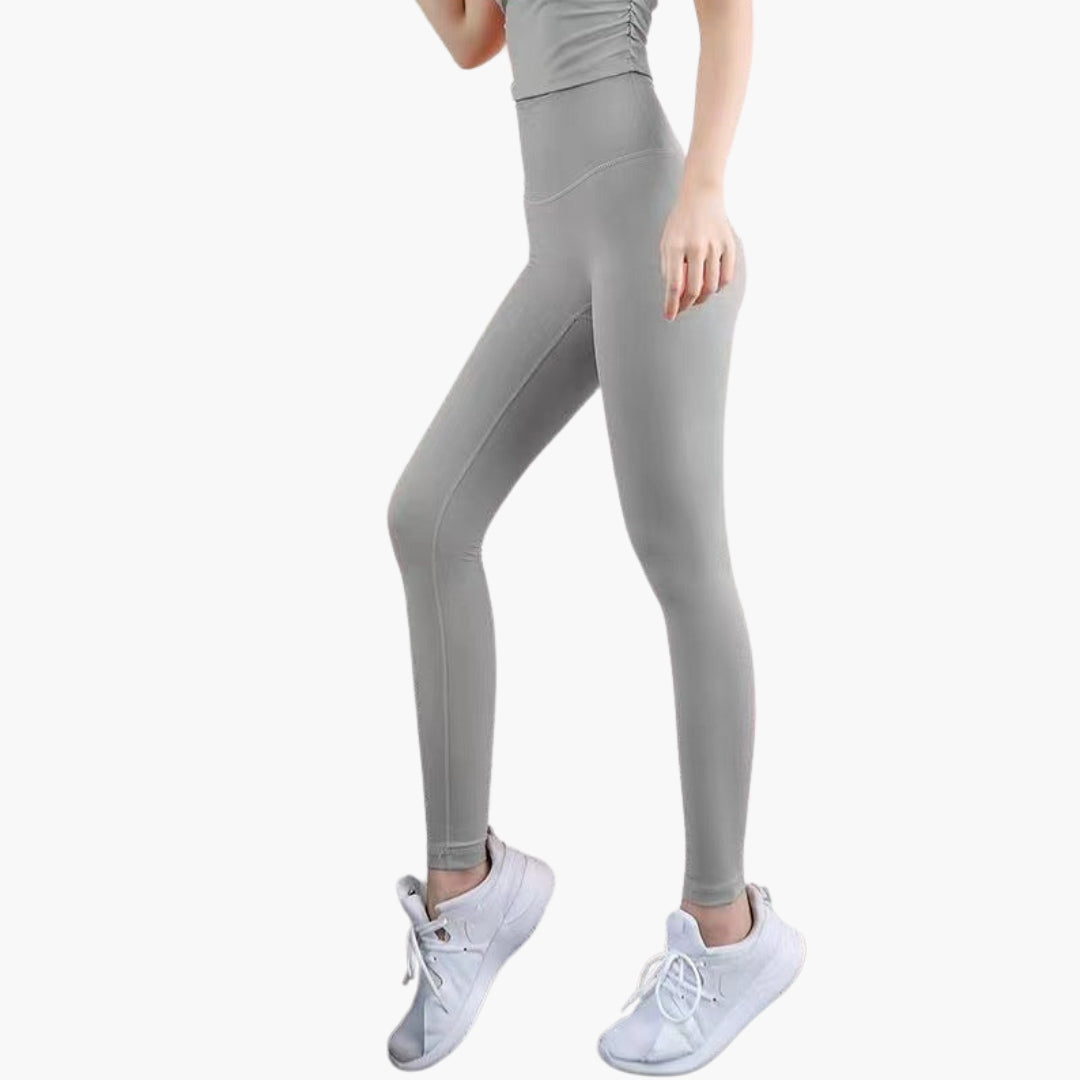 Legging de sport femme taille haute avec jambes longues