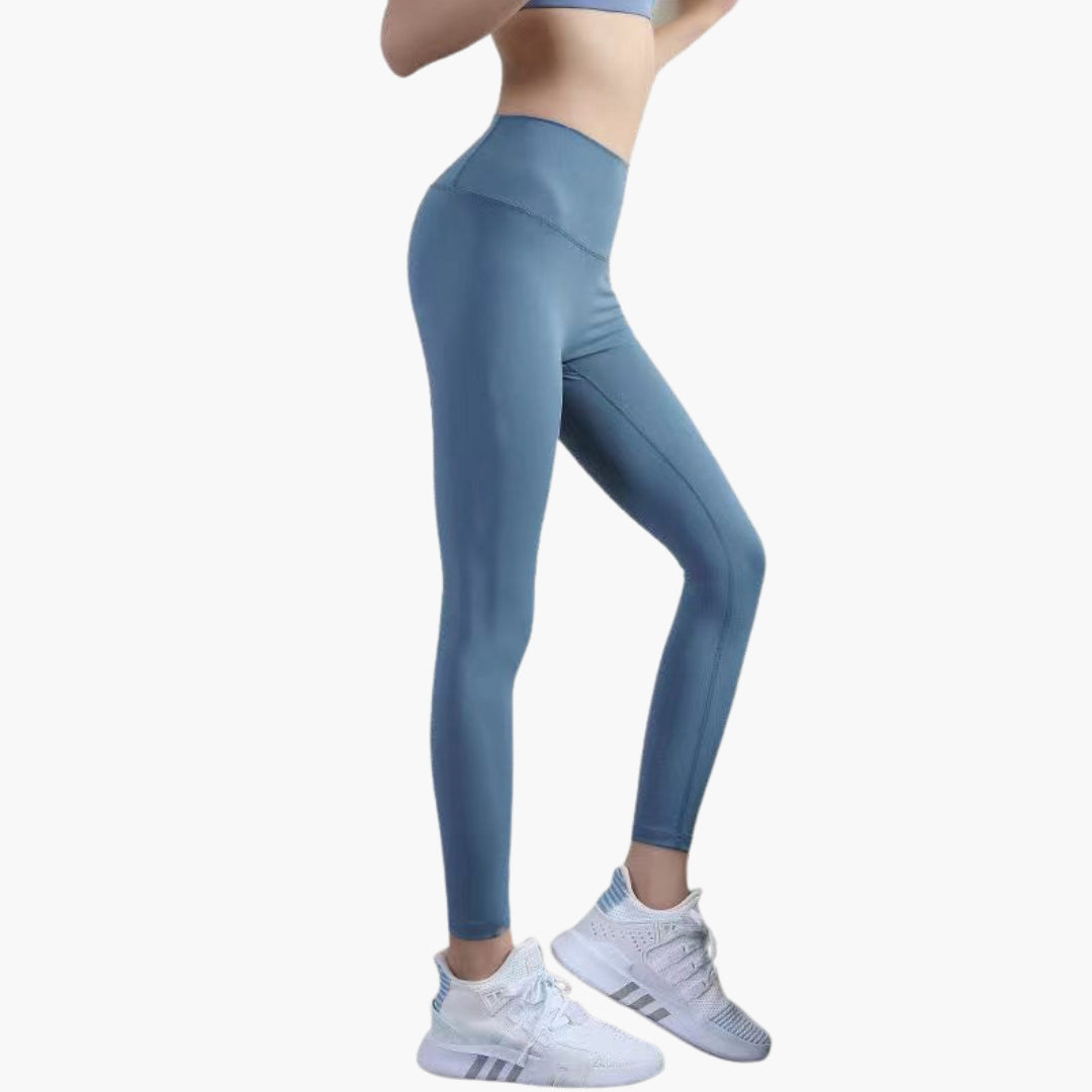 Legging de sport femme taille haute avec jambes longues