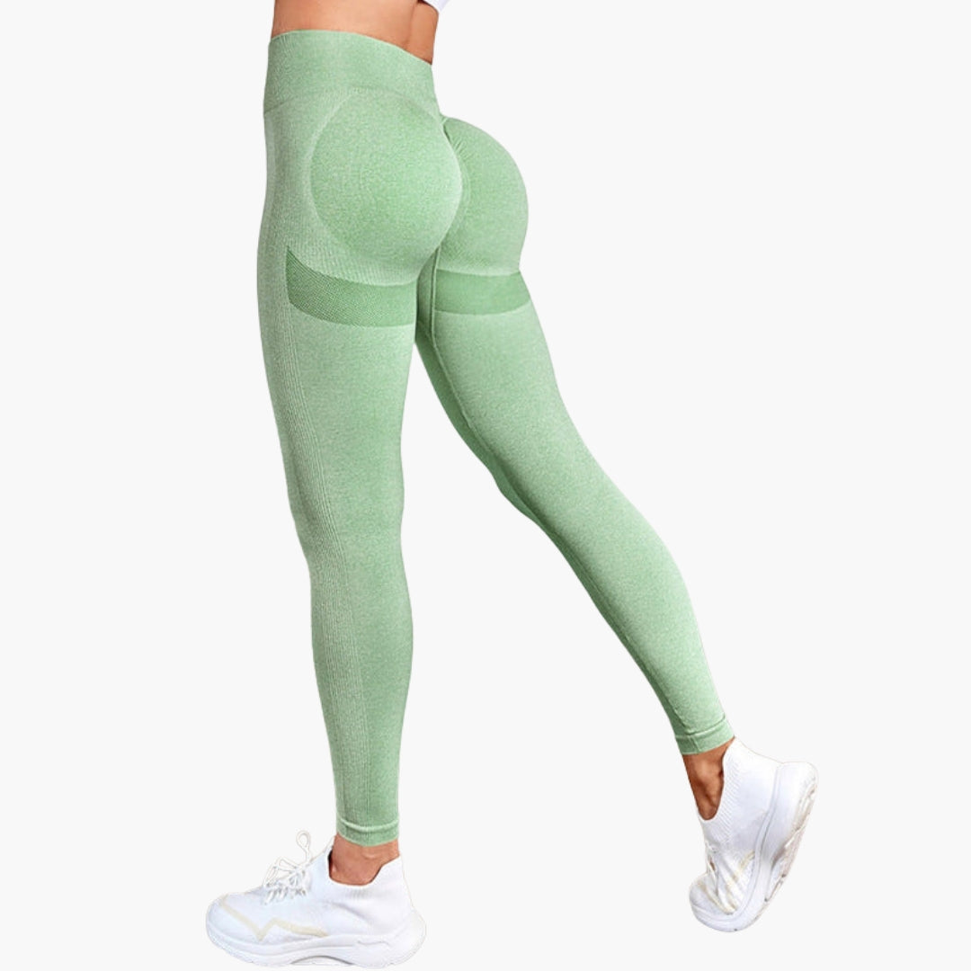 Legging sport femme taille haute avec empiècements mesh