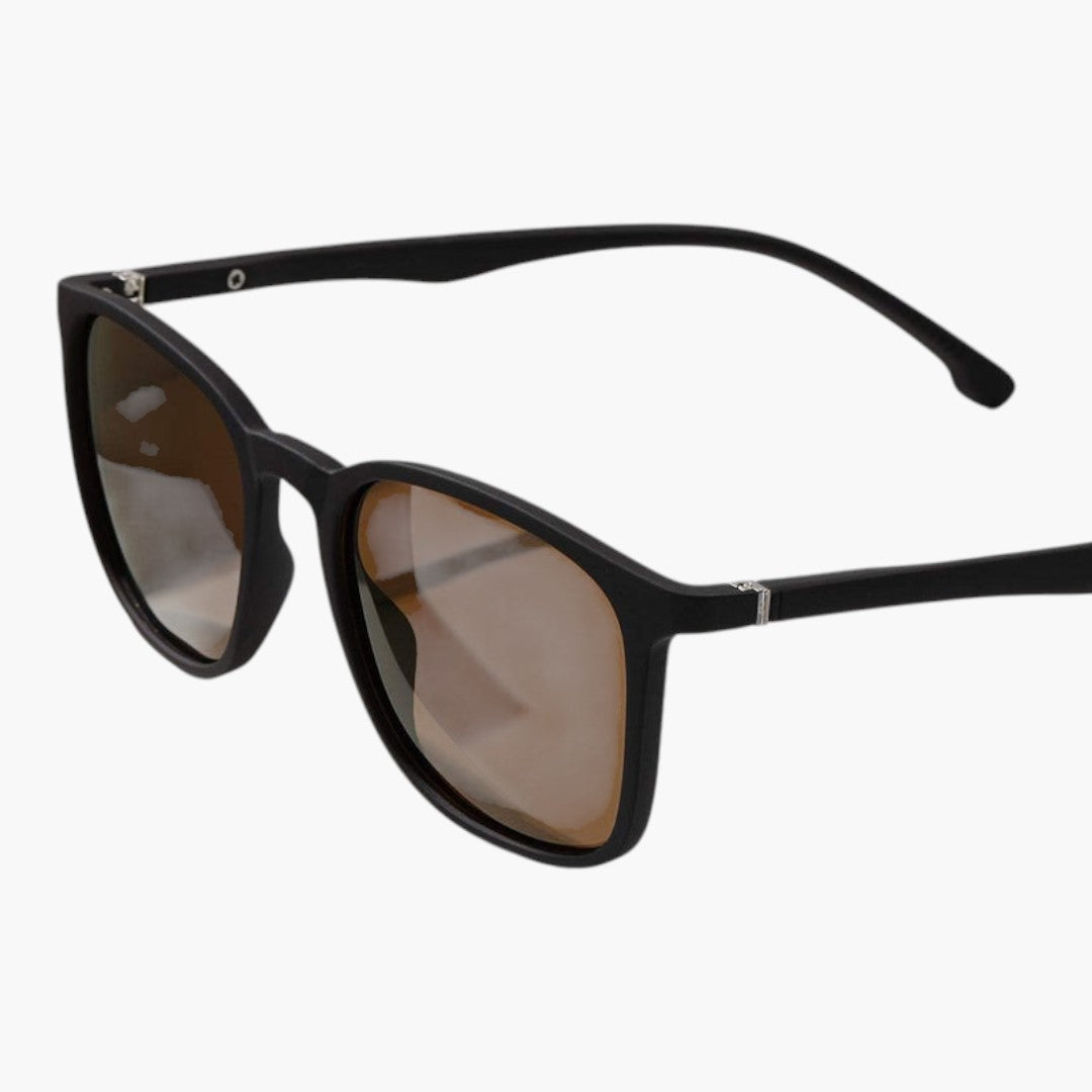 Lunettes de Soleil Femme Carrées avec Verres Teintés et Branches Fines