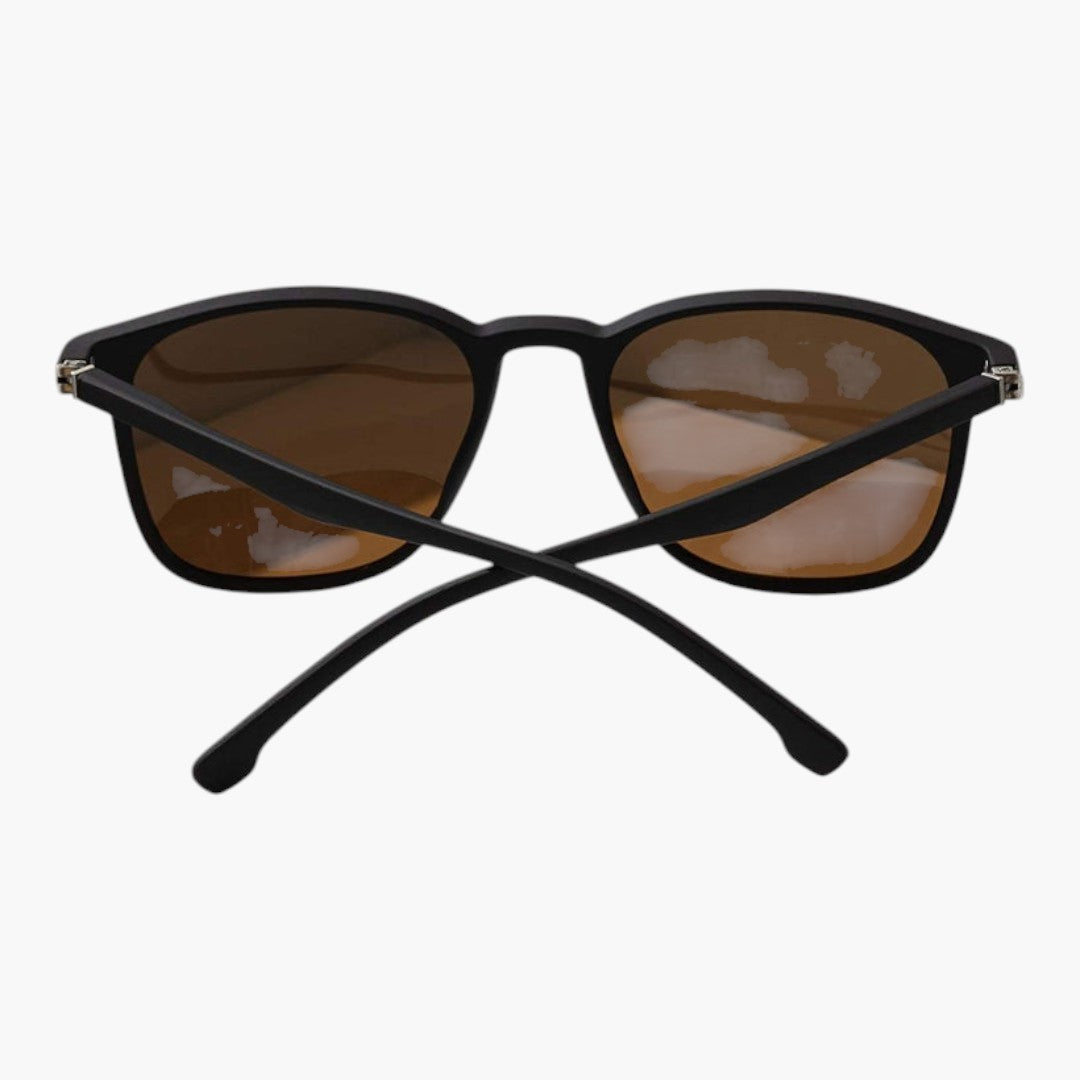 Lunettes de Soleil Femme Carrées avec Verres Teintés et Branches Fines