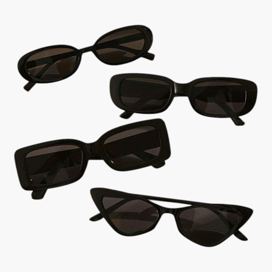 Lunettes de Soleil Femme avec Formes Variées et Monture Épaisse