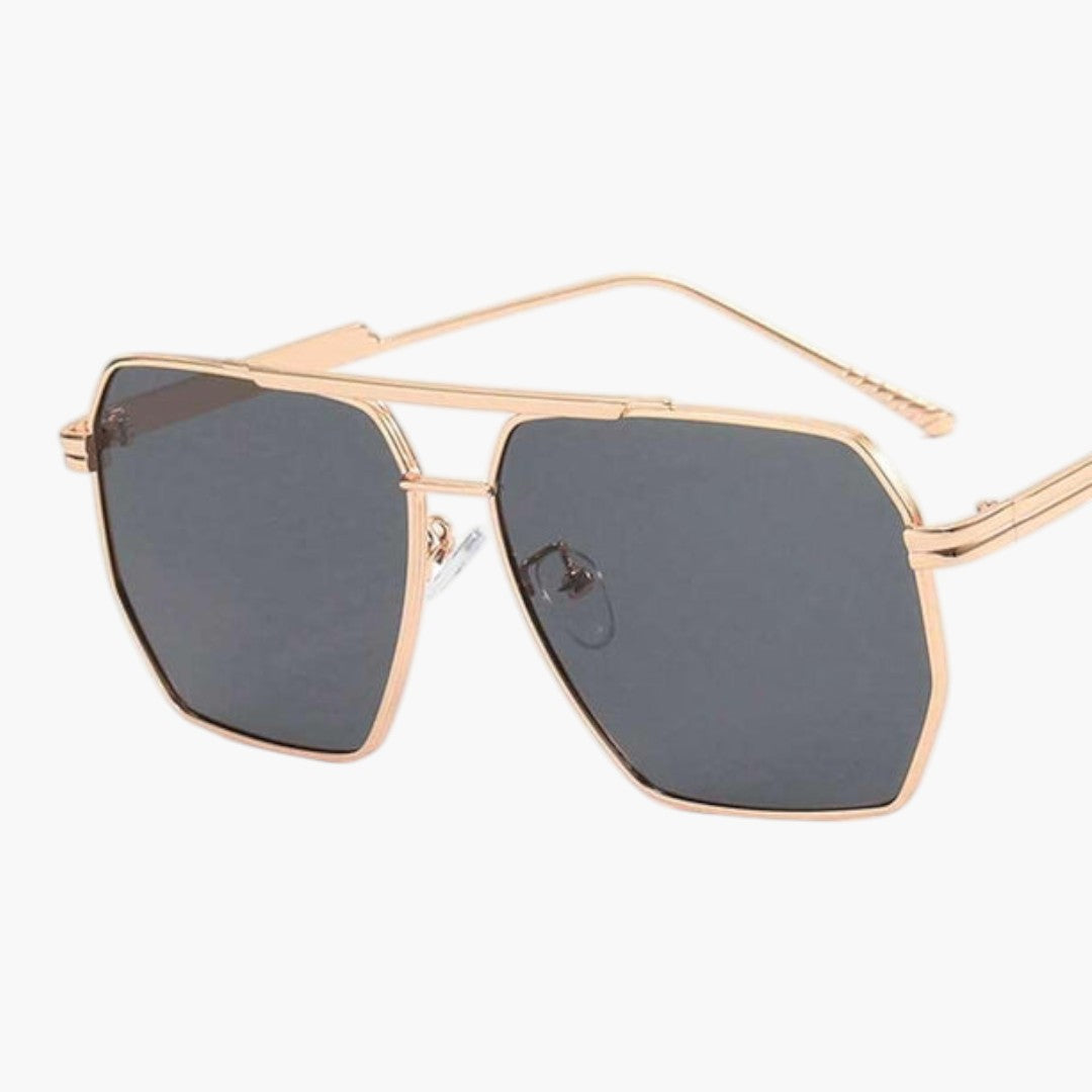 Lunettes de soleil femmes a monture métallique et verres polarisés