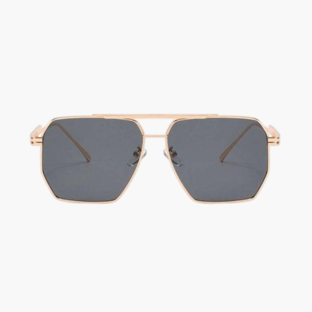 Lunettes de soleil femmes a monture métallique et verres polarisés