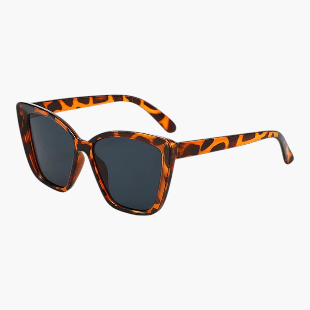 Lunettes de soleil femmes avec verres teintés et forme œil de chat