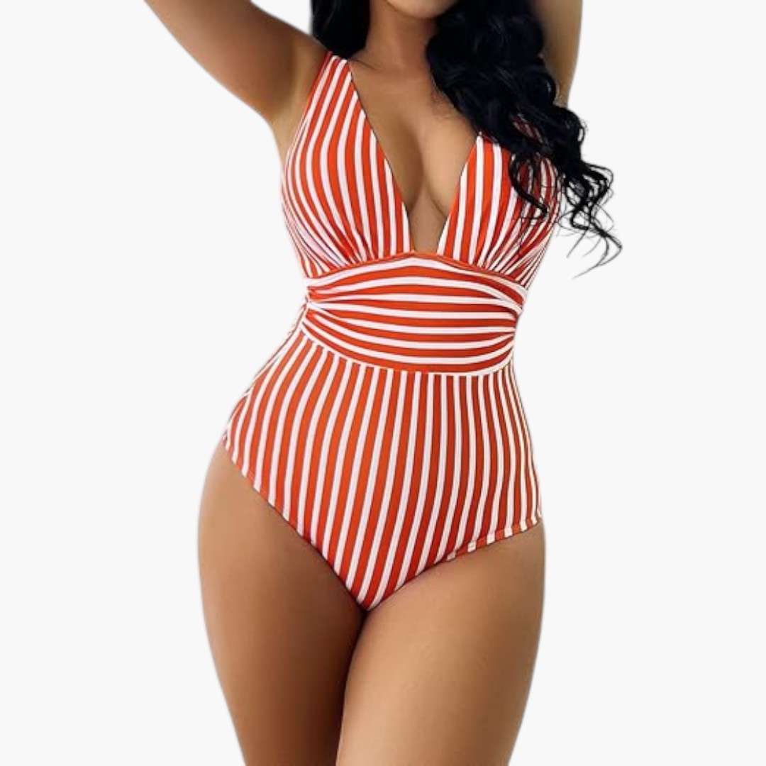 Fato de banho de uma peça para senhora com controlo da barriga