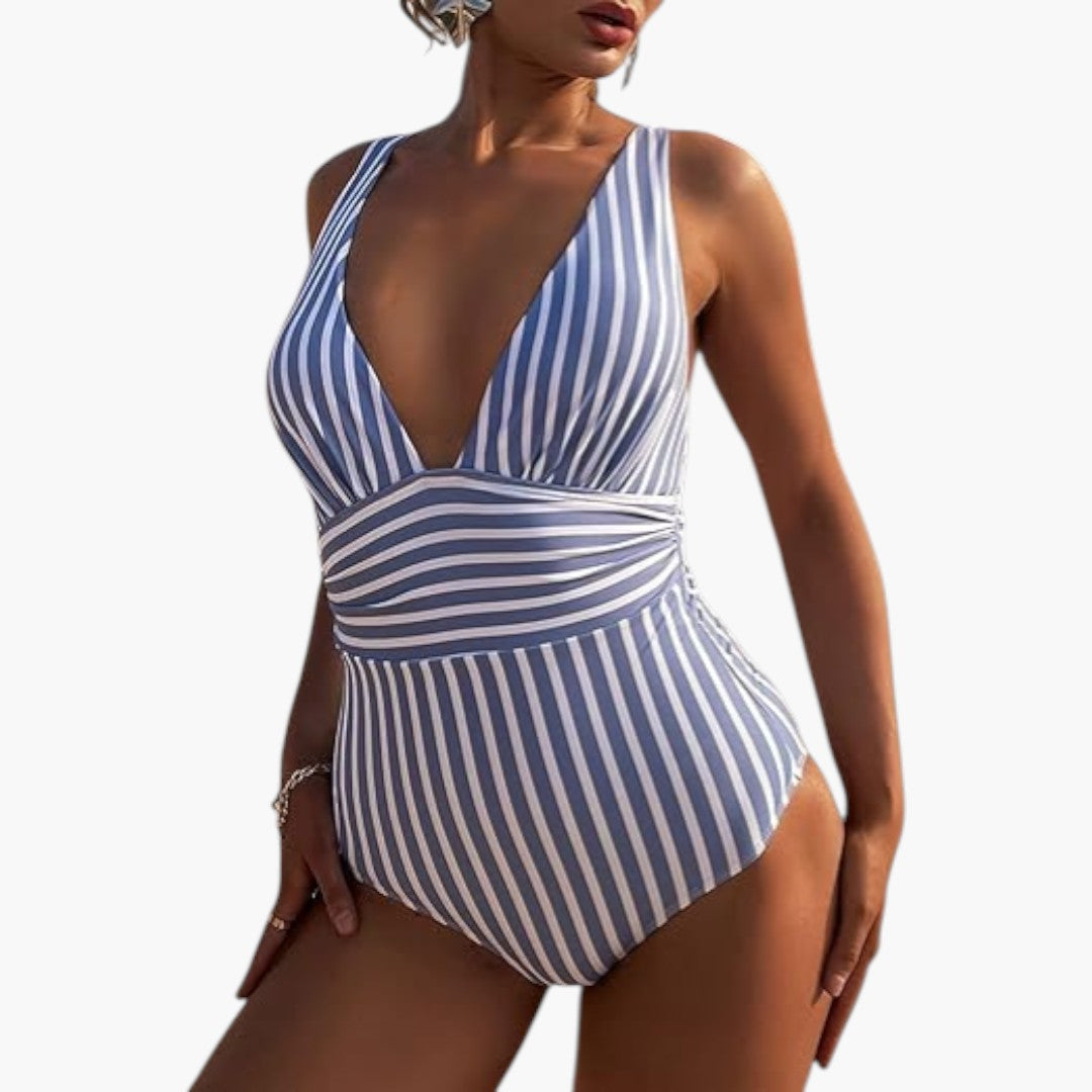 Fato de banho de uma peça para senhora com controlo da barriga