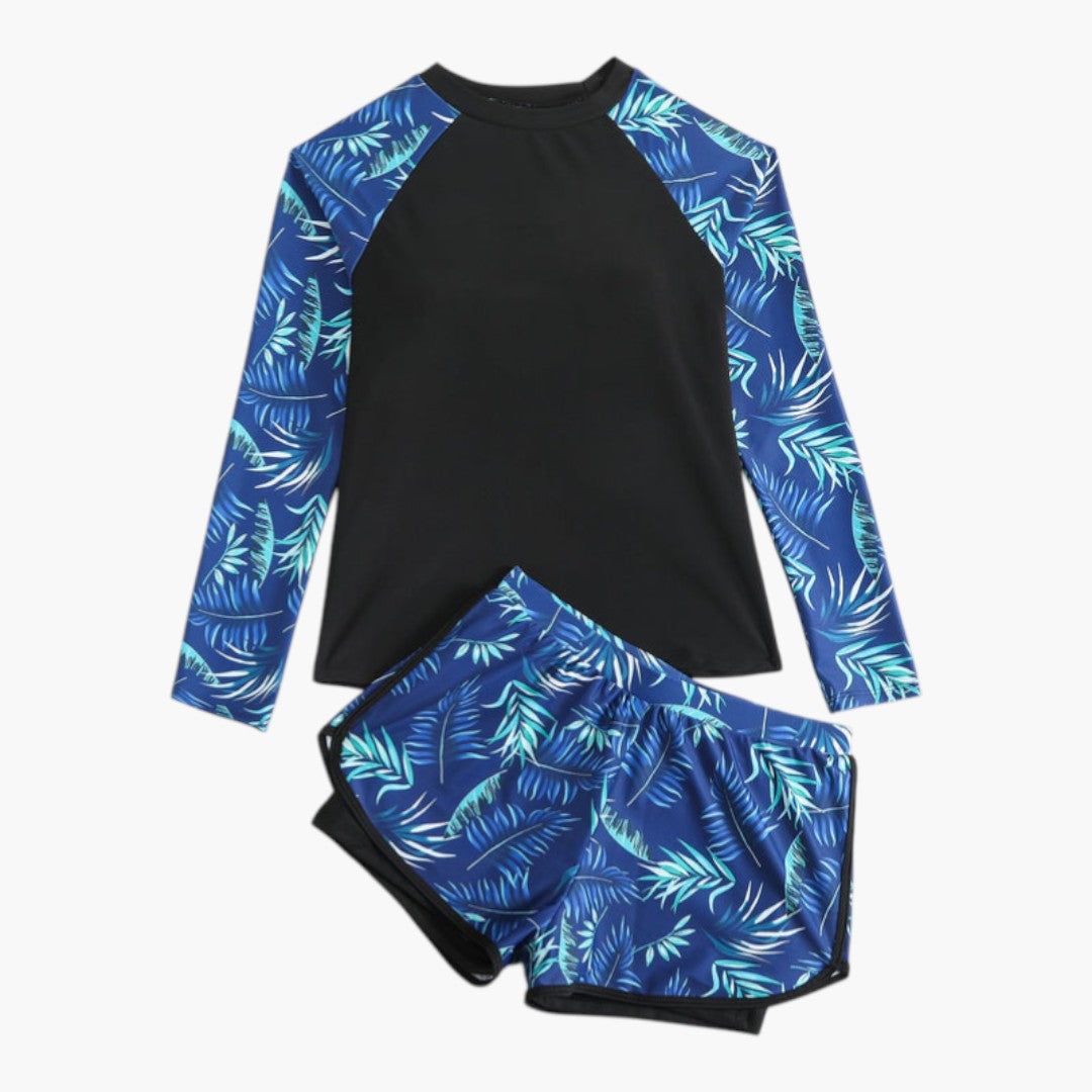 Costume tankini donna a maniche lunghe