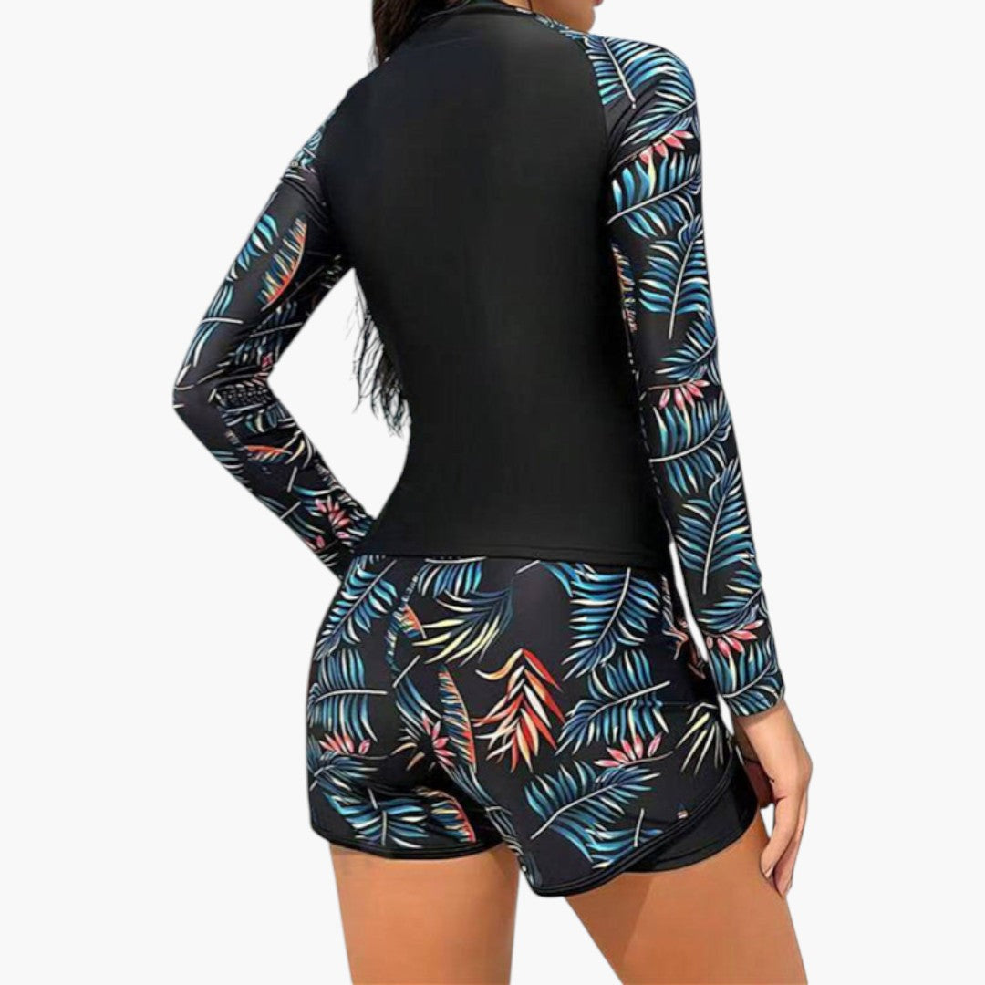 Costume tankini donna a maniche lunghe