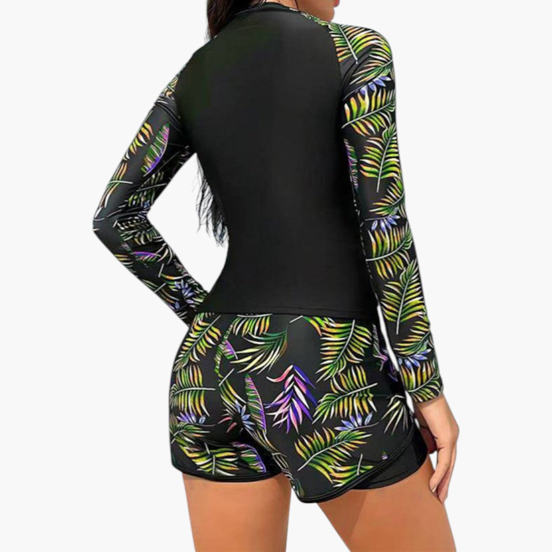 Costume tankini donna a maniche lunghe