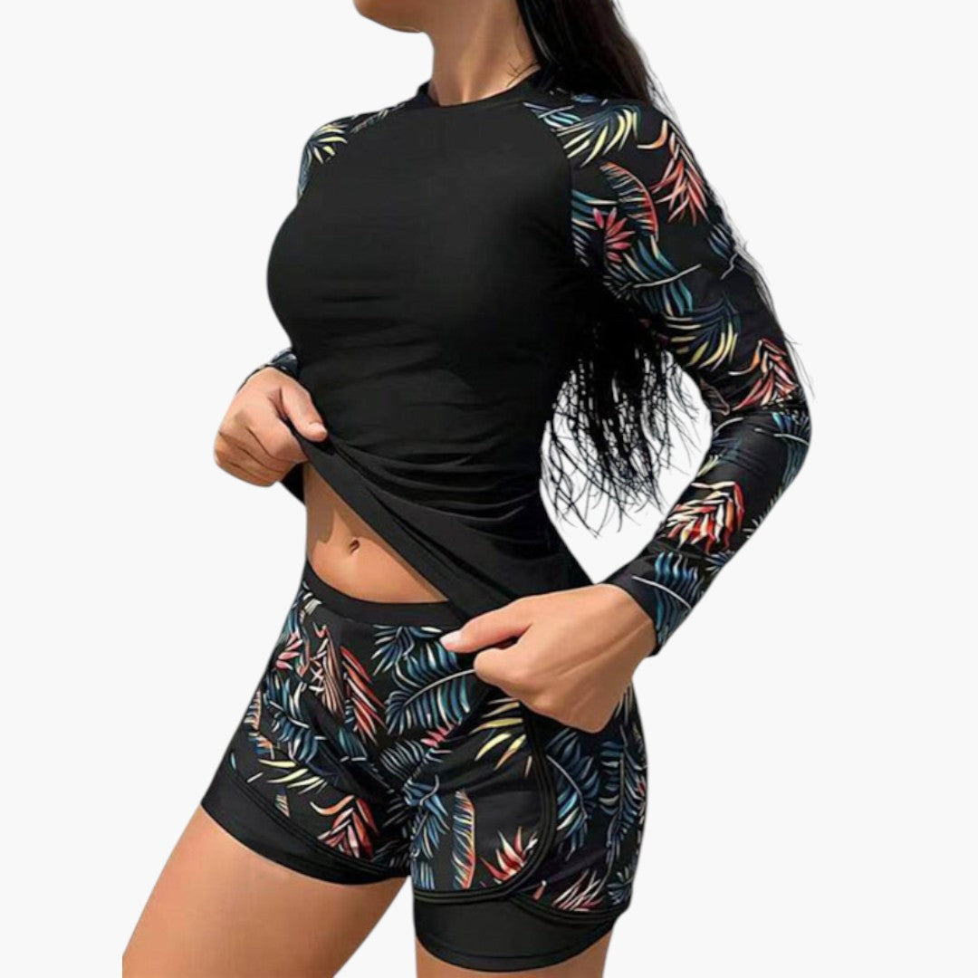 Costume tankini donna a maniche lunghe