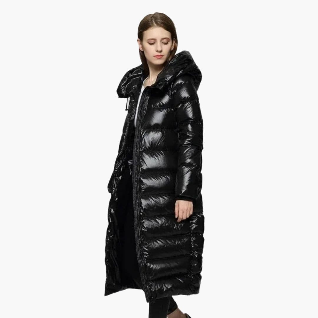 Damen langer Steppmantel