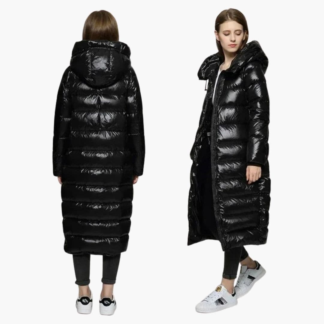 Damen langer Steppmantel