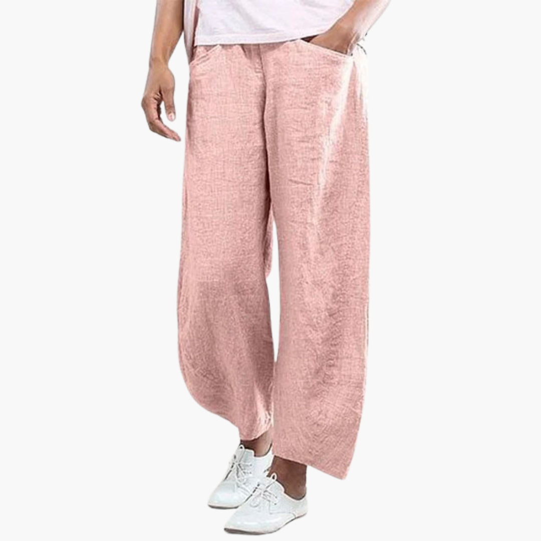 Pantalon Femme avec Taille Élastique