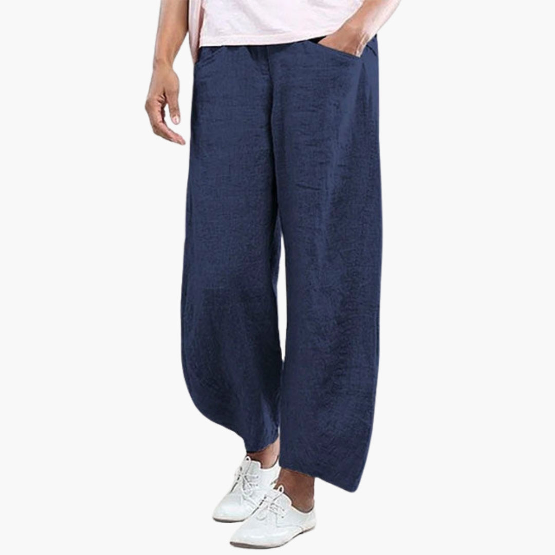 Pantalon Femme avec Taille Élastique