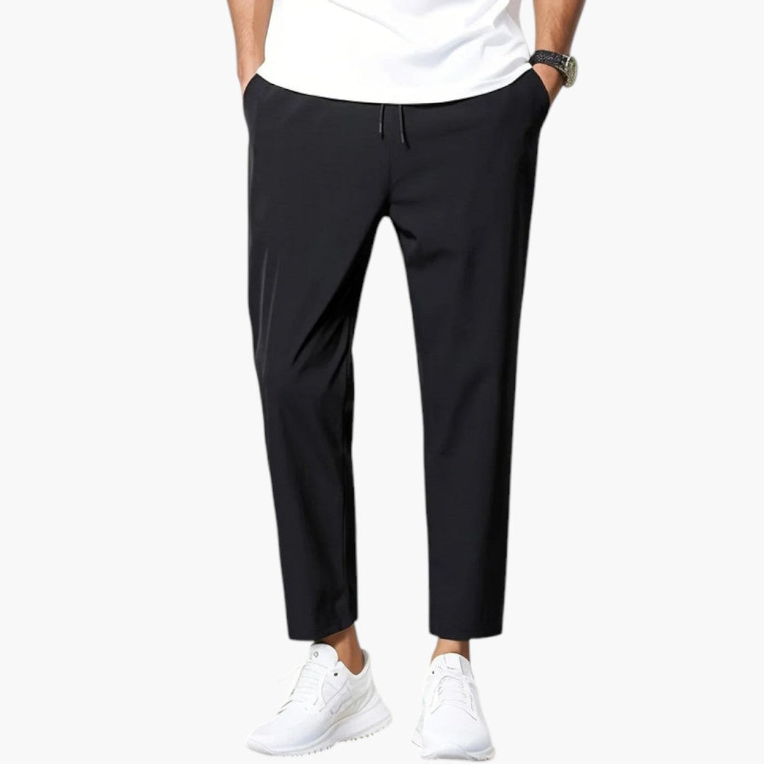 Pantalon Homme avec Taille Élastique et Cordon Ajustable