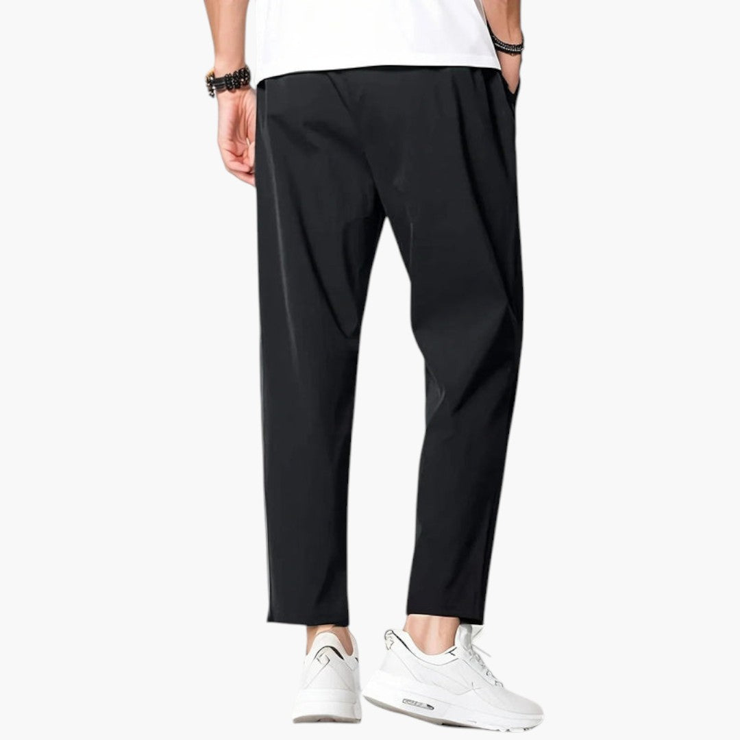 Pantalon Homme avec Taille Élastique et Cordon Ajustable
