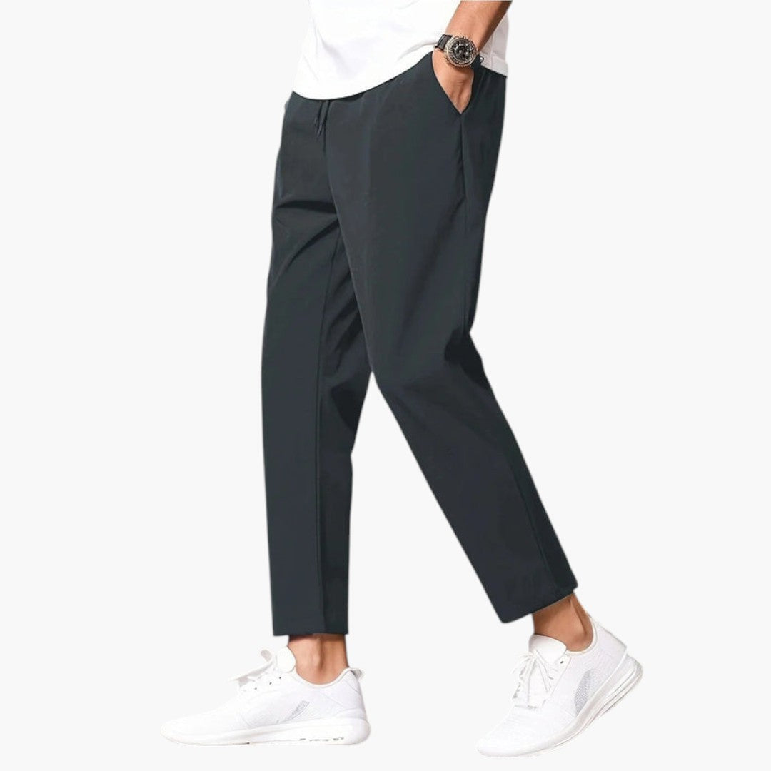 Pantalon Homme avec Taille Élastique et Cordon Ajustable