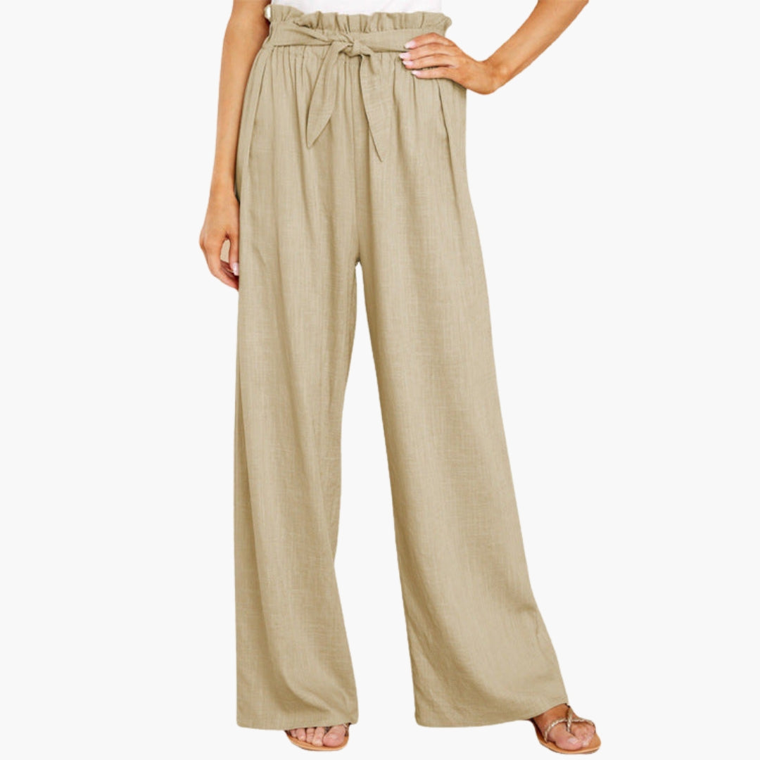 Pantaloni Estivi Larghi da Donna con Gambe Ampie