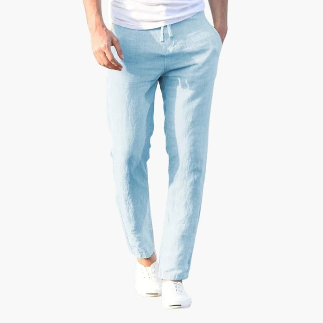 Pantalon d’Été Homme avec Cordon de Serrage