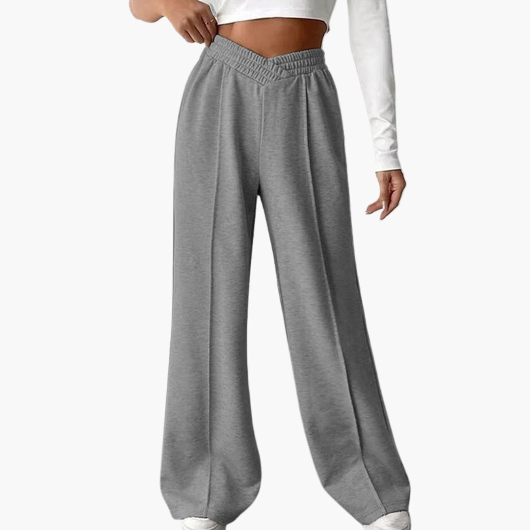 Pantalon de sport femme à jambes larges