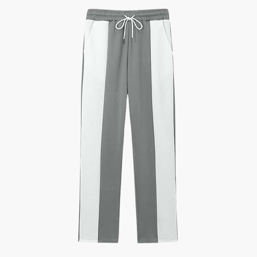 Pantalon de sport pour homme avec taille élastiquée et poches latérales