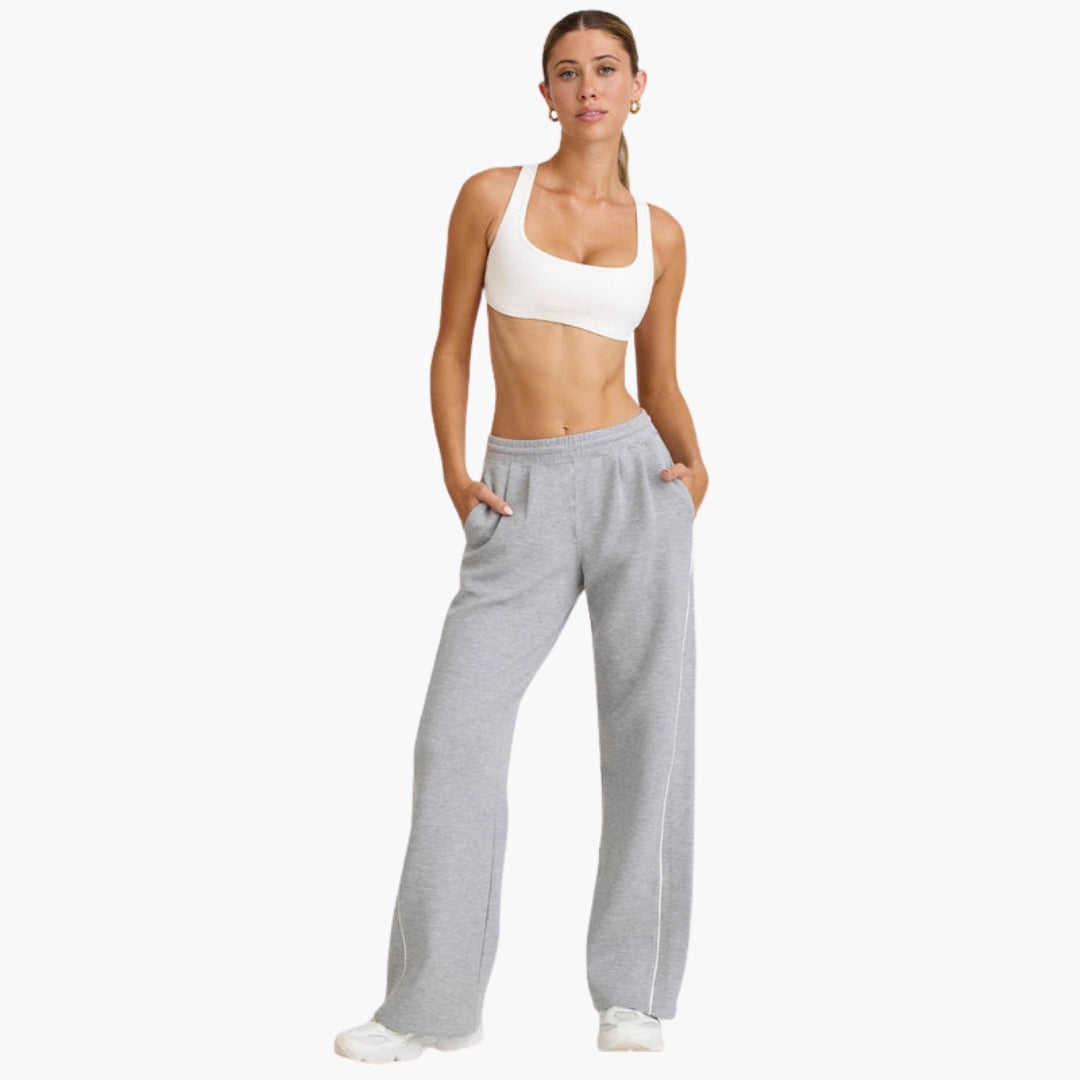 Pantalon détente femme à taille élastique