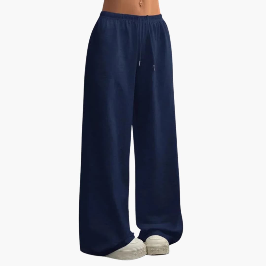 Pantaloni donna ampi a gambe larghe