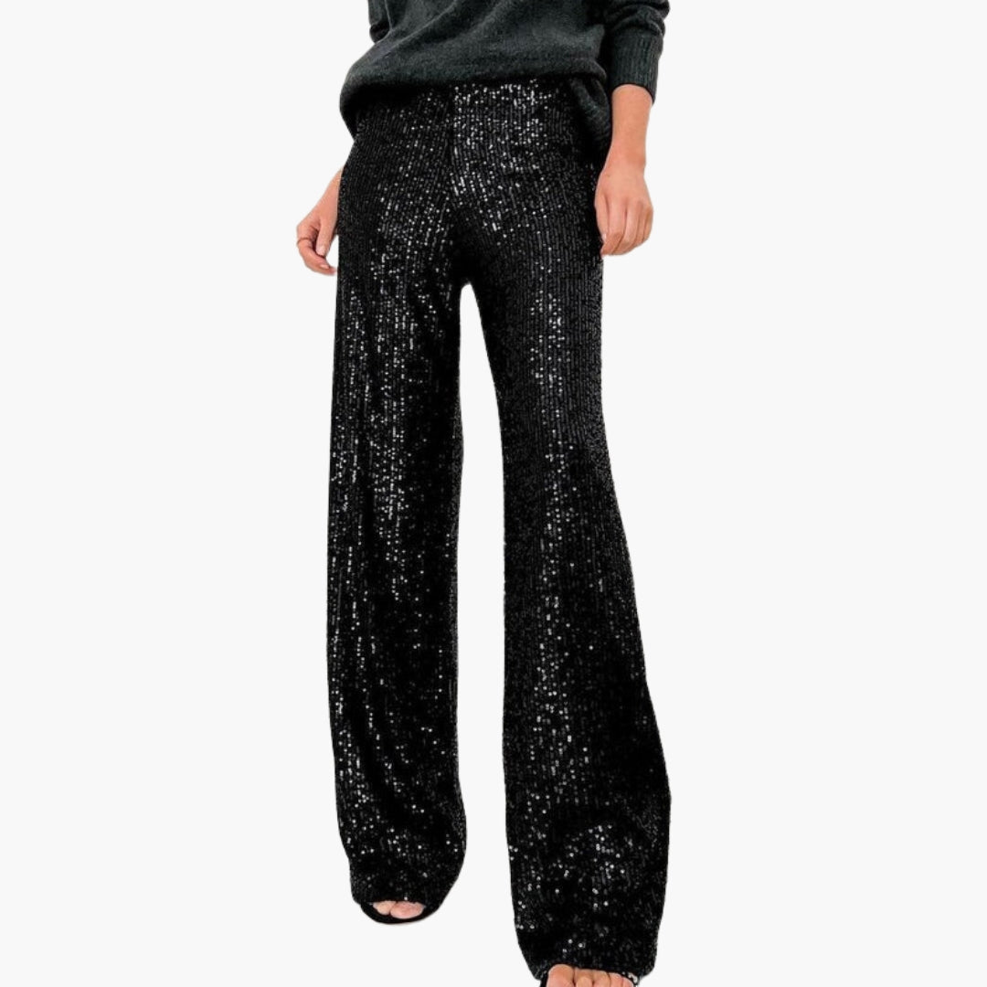Pantalon palazzo femme à jambes larges