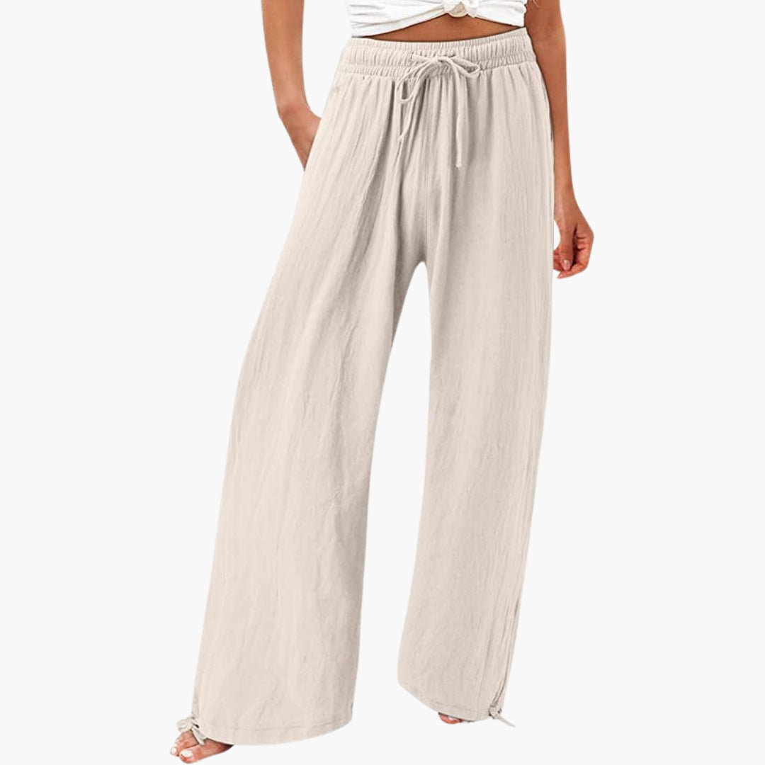 Pantalons pour femmes avec poches latérales