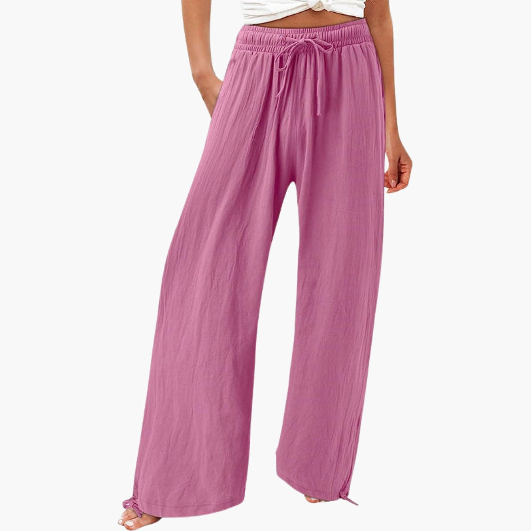 Pantalons pour femmes avec poches latérales