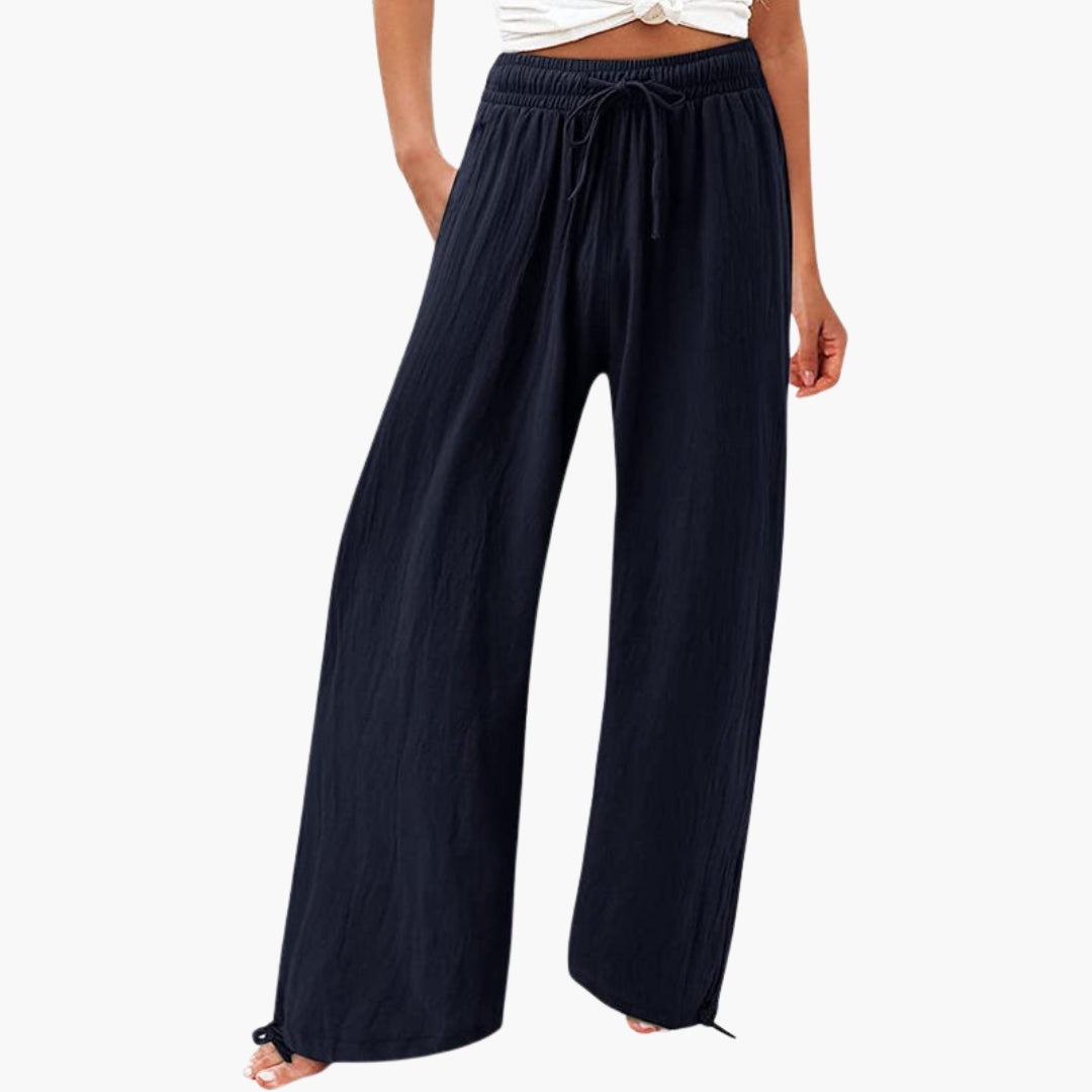 Pantalons pour femmes avec poches latérales
