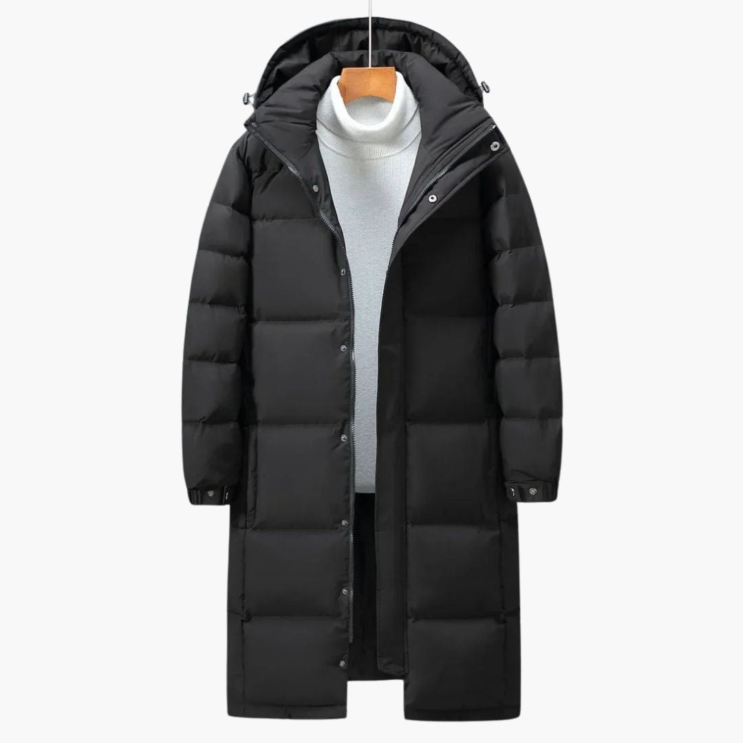 Parka Longue Homme avec Capuche