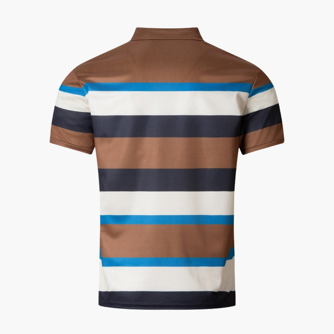 Polo homme avec col et patte de boutonnage