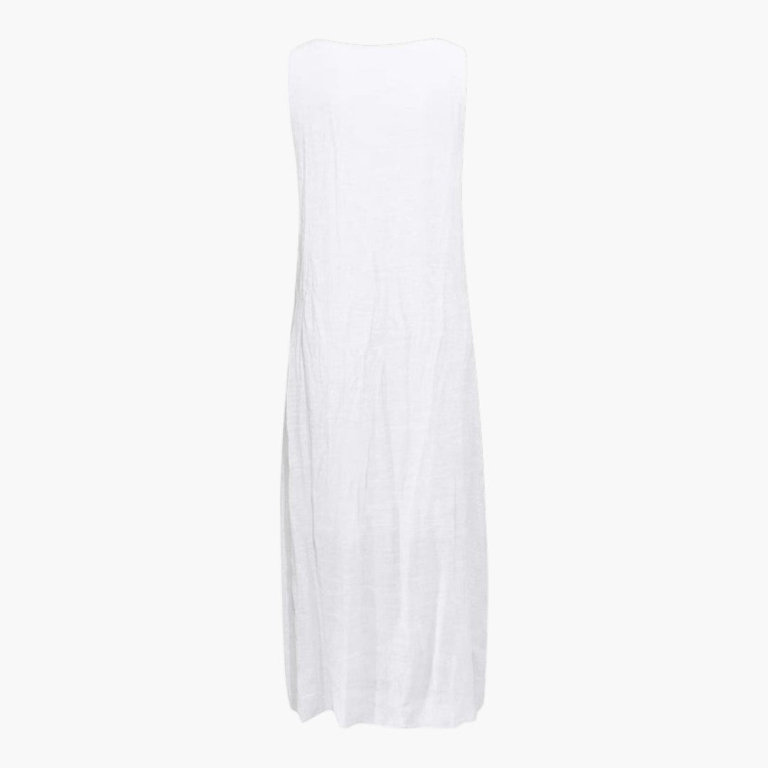 Robe Maxi de Praia Feminina com Painel de Renda