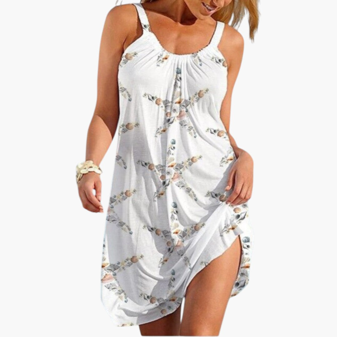 Robe de plage pour femmes avec surface imprimée