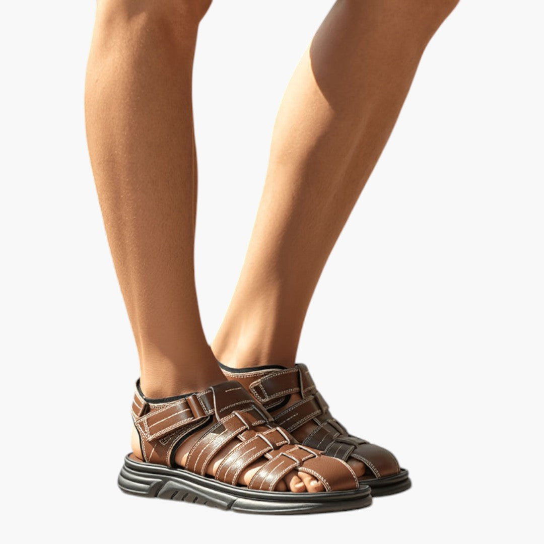Sandales Confortables Homme a Fermeture Autoagrippante