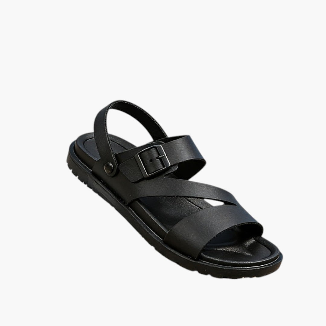 Sandales Homme avec Brides Croisées et Semelle Épaisse