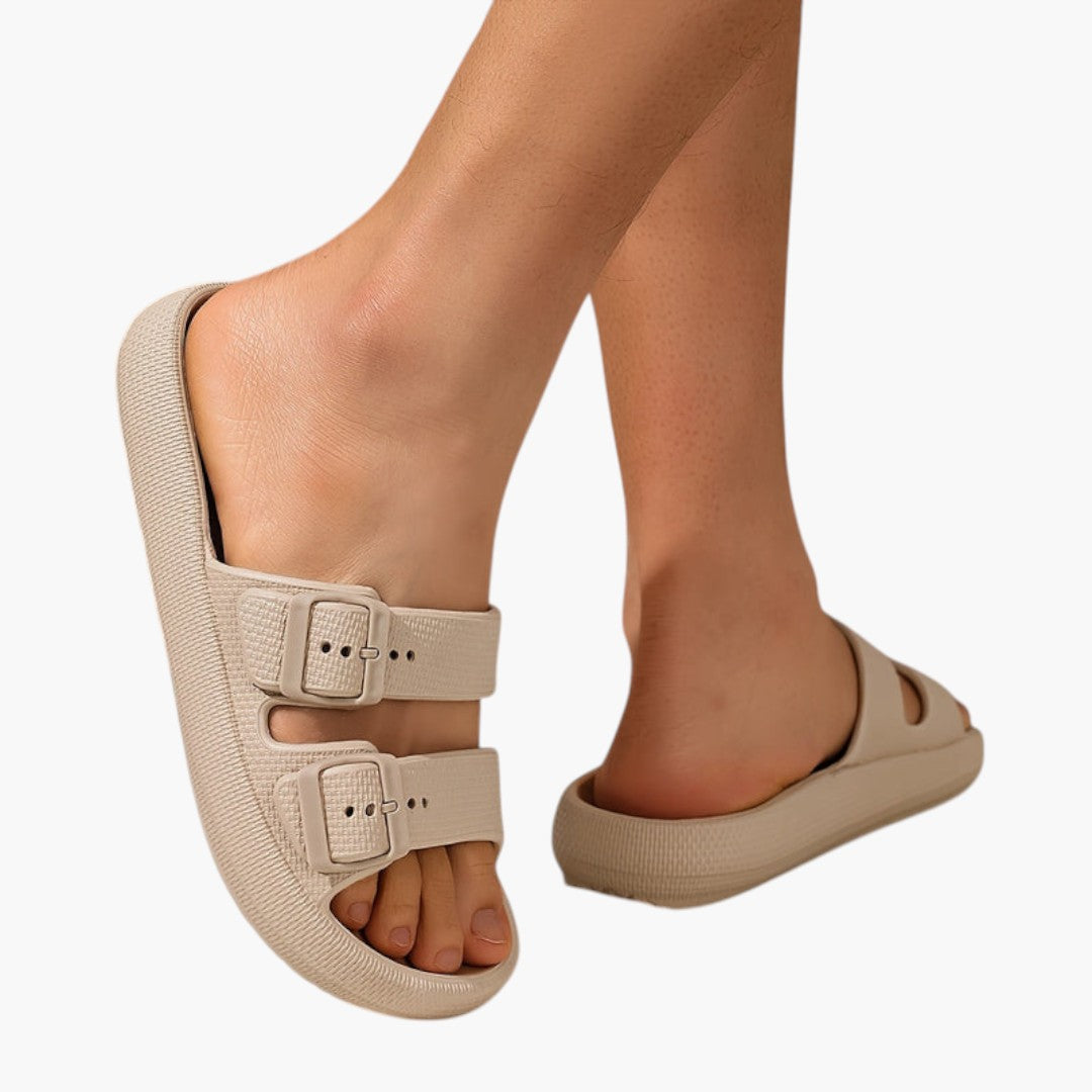 Sandales Homme a Double Boucle et Soutien de la voûte Plantaire