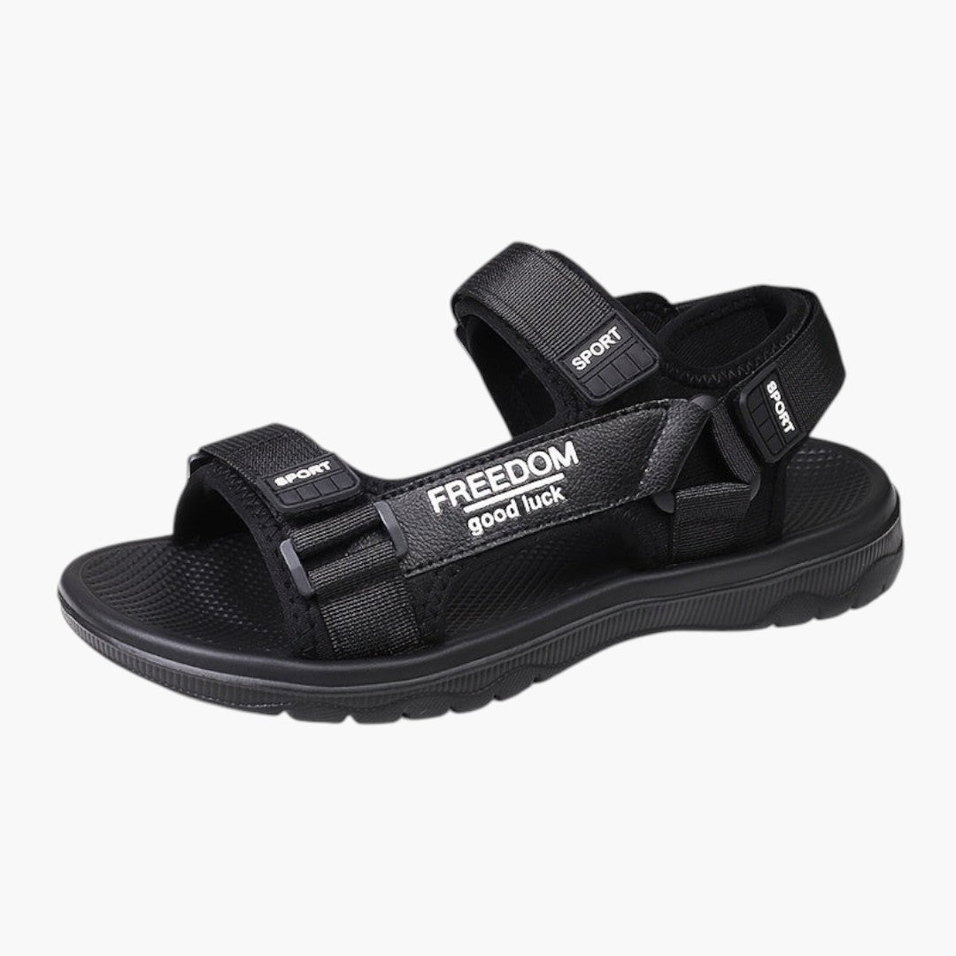 Sandales Homme avec Fermeture Ajustable et Semelle Épaisse