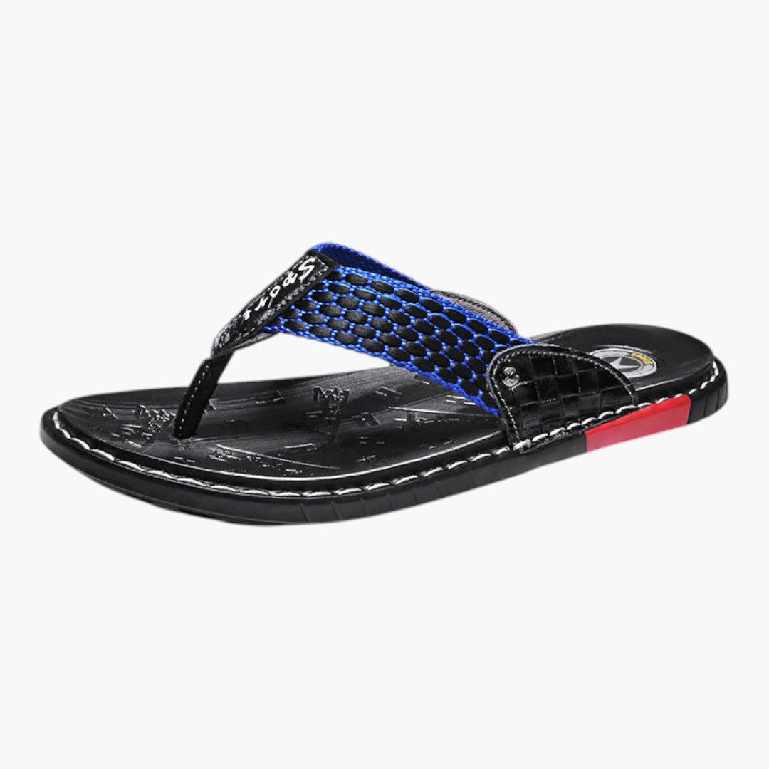 Sandales Homme en Cuir avec Semelle Ergonomique
