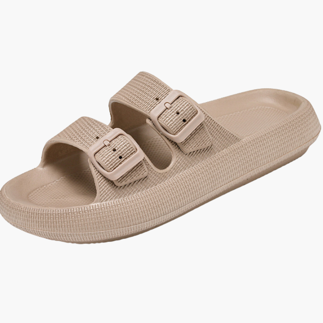 Sandales Homme a Double Boucle et Soutien de la voûte Plantaire